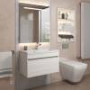 Тумба под раковину Uperwood Eva 3930213462 подвесная, выдвижной ящик, дуб харбор белый, 60 см фото 5