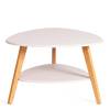 Стол журнальный Tetchair Fabio 21377 крем/дуб светлый 78x50x77 фото 2