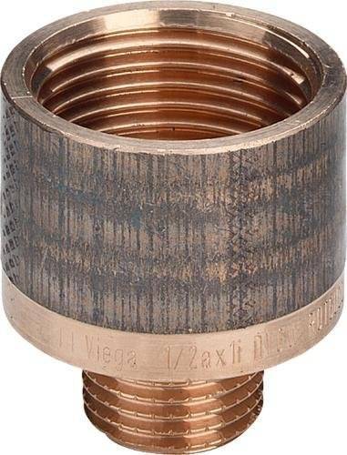 Редукционная вставка Viega R-резьба бронза модель 3242 1/2x1 1/4 арт 650889