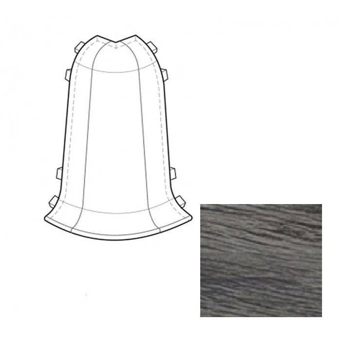 Угол внешний LinePlast Дуб Пепельный L060 58 мм