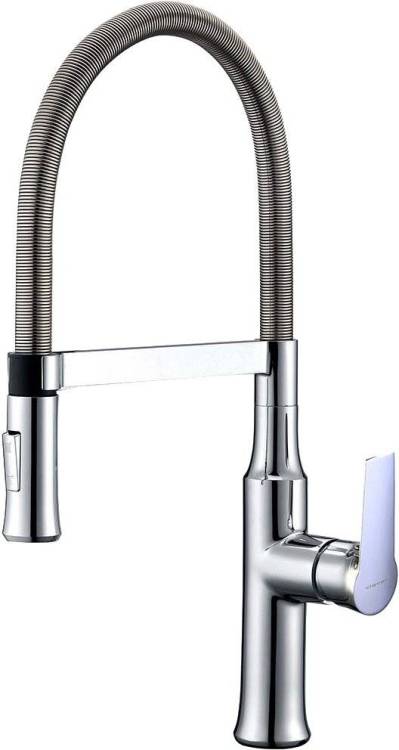 Смеситель для кухни Clever Grifos Chef 98764 с гибким изливом