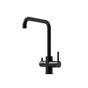 Смеситель для кухни Sancos Vela SC4013MB с возможностью подключения фильтра для воды, черный матовый