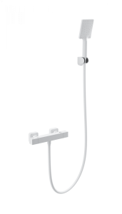 Смеситель для душа Wonzon & Woghand WW-B2062-A-MW с термостатом, белый матовый