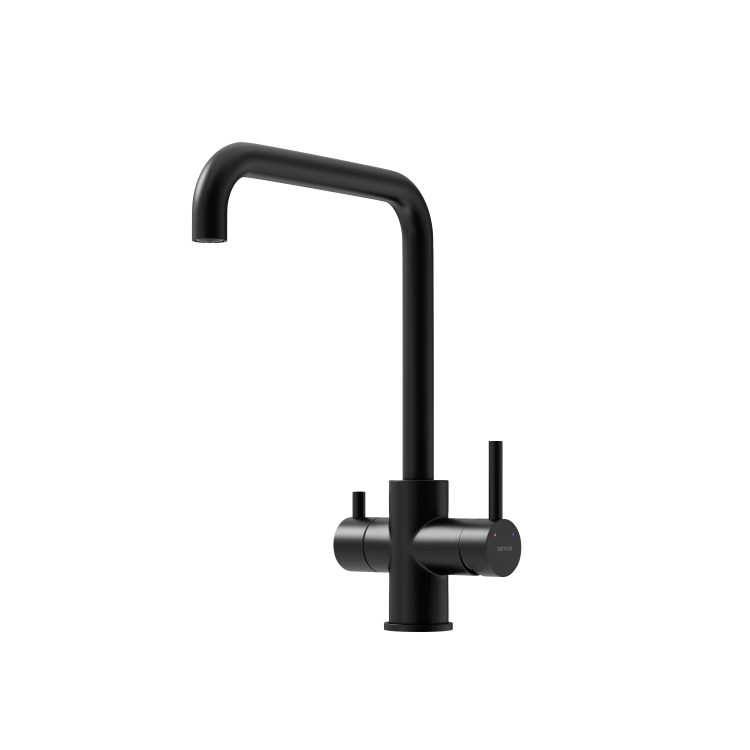 Смеситель для кухни Sancos Vela SC4013MB с возможностью подключения фильтра для воды, черный матовый