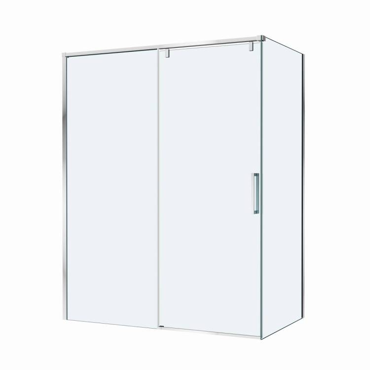 Душевой уголок BelBagno SOFT_CLOSE-1-AH-1-150/100-C-Cr профиль хром, стекло прозрачное, 150x100x200