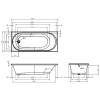 Акриловая ванна AM.PM X-Joy W94A-175-075W-A белая, 175x75, с каркасом фото 9