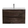 Тумба под раковину BelBagno MARINO-CER-MINI-800-2C-SO-RNG-P подвесная, Rovere Nature Grigio, 79.6x39
