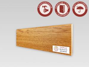 Плинтус Teckwood Цветной Дуб Виски 2000x80x10