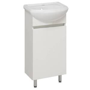 Тумба с раковиной Runo Лада 40 00-00001194 38.5x70 белый