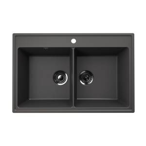 Кухонная мойка Ulgran Quartz Ruma 780-09 мокрый асфальт