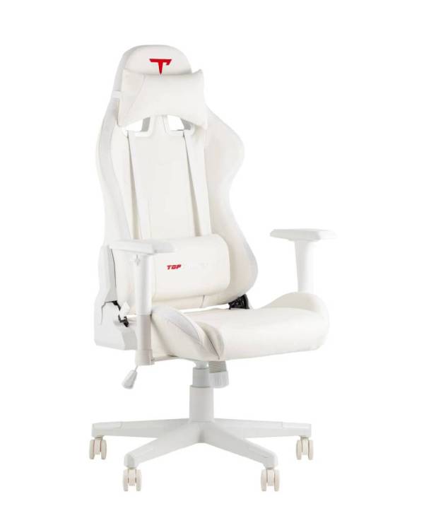 Кресло компьютерное Stool Group TopChairs GMM-080 GMM-080W white белый, с подсветкой