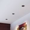 Встраиваемый точечный светодиодный светильник Elektrostandard Binnie 15275/LED 12W 3000K черный фото 3