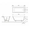 Чугунная ванна Delice Level DLR230602-AS 170x75, с антискользящим покрытием, без ножек фото 2