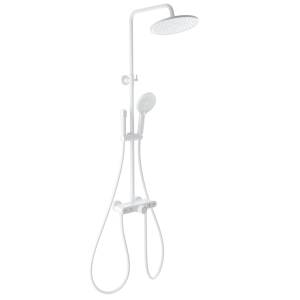 Душевая стойка Wonzon & Woghand WW-B4113-MW белая, с термостатом