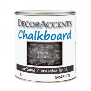 Краска с эффектом грифельной доски DecorAccents Chalkboard Graphite/Графит 1 л