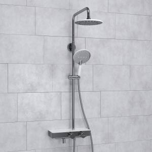 Душевой комплект Wasserkraft A113.067.059.CH Thermo с термостатическим смесителем, хром
