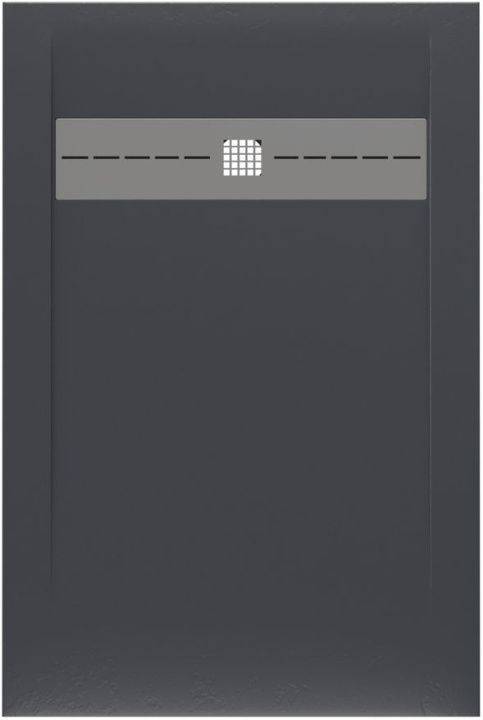 Поддон для душа Allen Brau Infinity с накладкой на сифон, антрацит, 1200х900