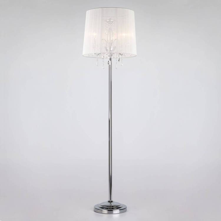 Торшер Eurosvet Allata 2045/3F хром/белый торшер