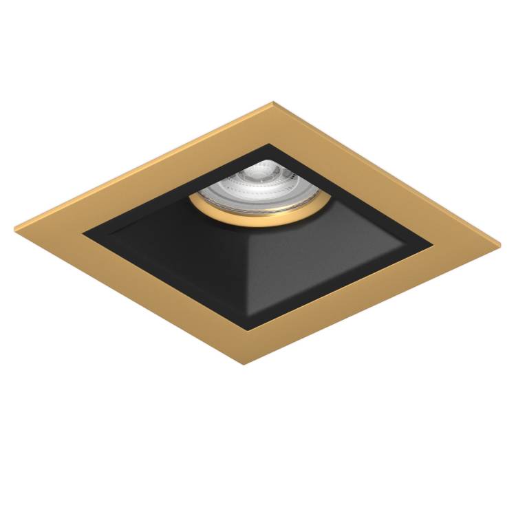 Встраиваемый светильник Lightstar Domino Quadro D51307GMOD
