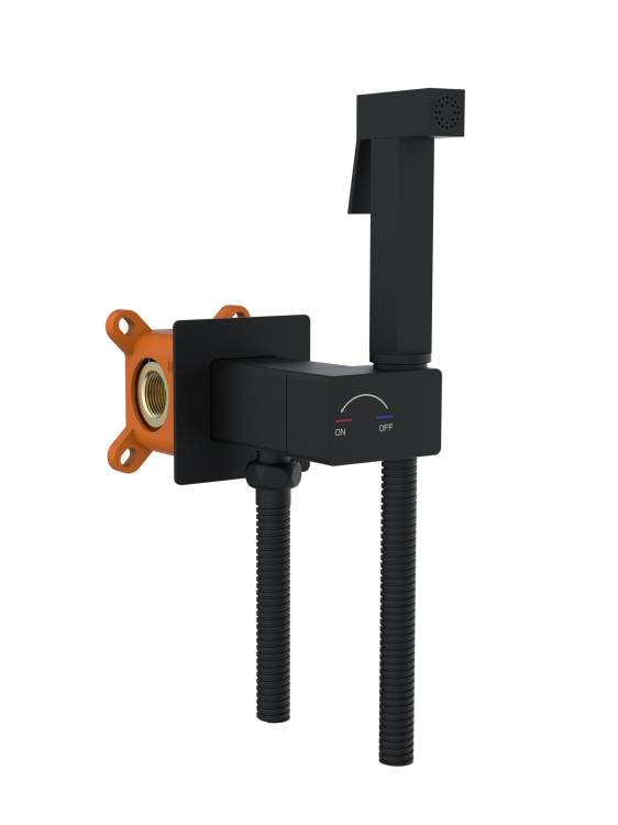 Гигиенический душ AltroBagno Универсале (Universale) 060153 MB встраиваемый, черный матовый