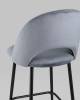 Стул полубарный Stool Group Меган Sn LV-122-H14-01P-01 Серый фото 6