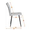 Стул Tetchair Bari LT 24842 бежевый, экокожа фото 18