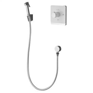 Гигиенический душ Rose R105C с термостатом, белый, хром