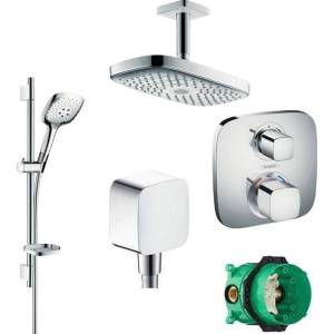 Душевой комплект Hansgrohe Raindance Select E 300 27384000 + 27856000 + 26457000 + 15708000 + 1800180