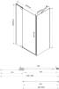 Душевой уголок Vincea Extra VSR-1E111210CL 120x100 см, профиль хром, стекло прозрачное фото 5