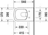 Чаша для унитаза подвесного Duravit DuraStyle 2538090000 фото 7