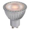 Лампа светодиодная диммируемая Lucide GU10 5W 2200K серая 49010/05/36 фото 2