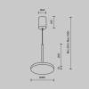 Подвесной светильник Technical Plato P076PL-L12W3K-BS фото 2