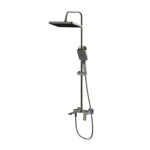 Душевая стойка Avrora Orta AV6240GM со смесителем, оружейная сталь