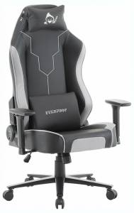 Кресло игровое Everprof Rapid EP Rapid PU Black Grey Серый/Черный