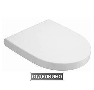 Крышка-сиденье Villeroy&Boch Subway 9M55 S101 с микролифтом, петли хром