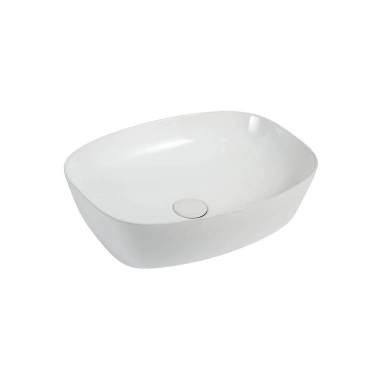 Накладная раковина Orange B08-500W санфарфор, белый глянец