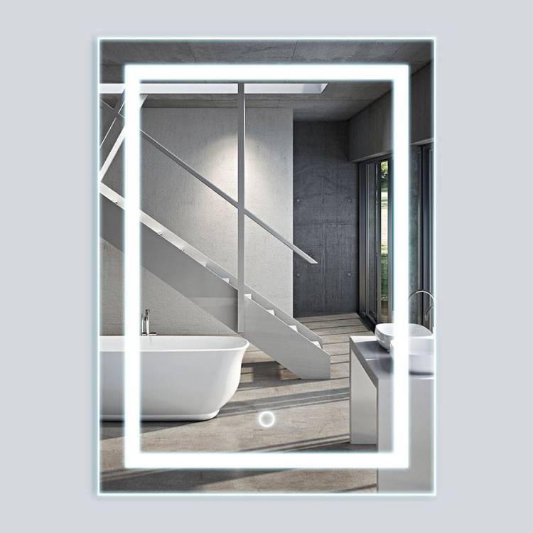 Зеркало Vincea VLM-2L600 80x60 c сенсорным выключателем и диммером