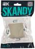 Заглушка с суппортом IEK Skandy SK-PL10-K10 бежевый фото 2