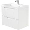 Тумба с раковиной Belbagno Vittoria VITTORIA-900-2C-SO-BL-P 90x45x57 Bianco Lucido подвесная с двумя выкатными ящиками фото 3