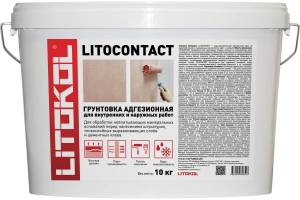 Грунт адгеззионный Litokol Litocontact розовый 10 кг