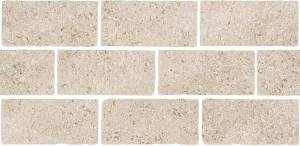 Бордюр Kerama Marazzi Роверелла BR024T бежевый мозаичный 34.5x14.7x0.9