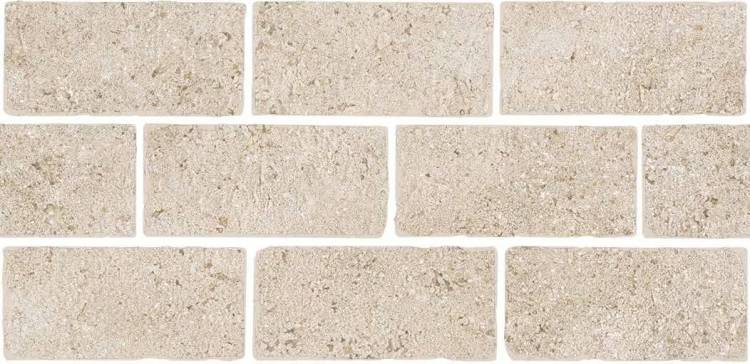 Бордюр Kerama Marazzi Роверелла BR024T бежевый мозаичный 34.5x14.7x0.9