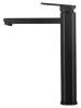 Смеситель для раковины Wonzon & Woghand WW-88239010-MB высокий, черный матовый фото 2