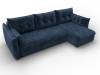 Диван угловой Лига Диванов Лига-100 133665 Синий фото 6
