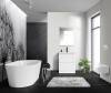 Тумба с раковиной Belbagno Albano ALBANO-700-2C-PIA-BL 70x45x81 Bianco Lucido напольная с двумя выкатными ящиками фото 7