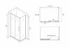 Душевой уголок Abber Schwarzer Diamant AG30120BH-S100B фото 5