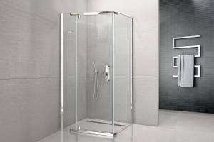 Душевой уголок Royal Bath HPVD RB80HPVD-T-CH профиль хром, стекло прозрачное, 80x80x200