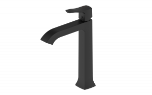 Смеситель для раковины Wonzon & Woghand WW-88019072-MB высокий, черный матовый