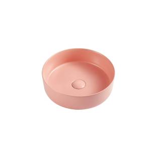 Раковина D&K Matrix DT1391504 35 см, розовая матовая