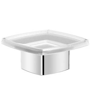 Мыльница Langberger Vico 11317A стекло настольная квадратная